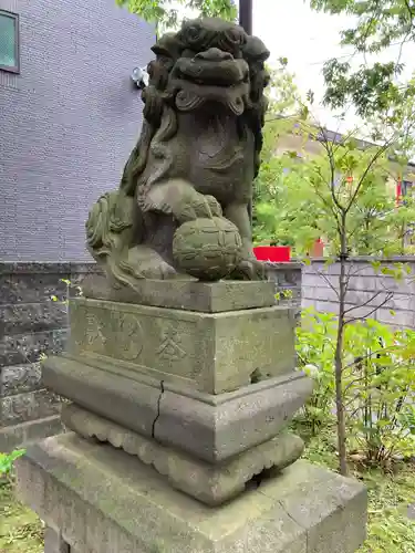 溝口神社の狛犬