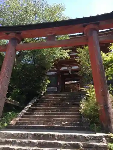 吉野水分神社の鳥居