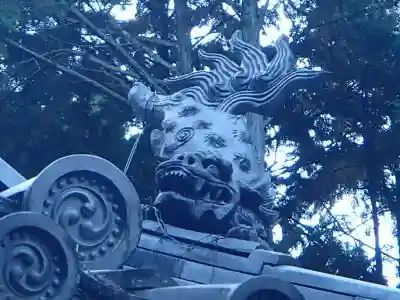 神明神社の狛犬