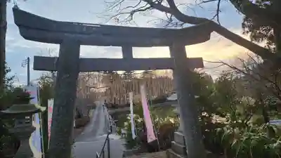 鏡石鹿嶋神社 ＊安産・開運・勝利の神さま＊の鳥居