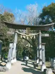 下総国三山　二宮神社の鳥居