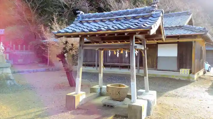 神明社(小佐神明社)の手水舎