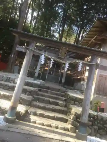 御髪神社の鳥居