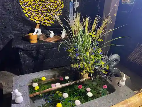 東海市熊野神社の手水舎