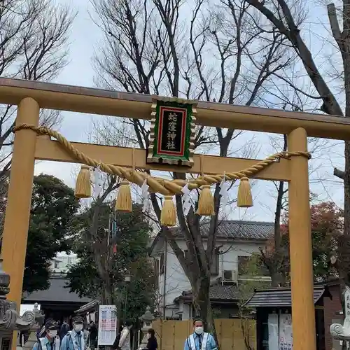 蛇窪神社の鳥居