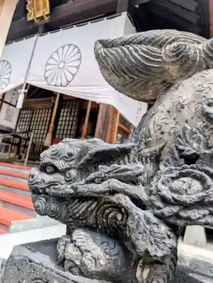 北海道神宮頓宮の狛犬