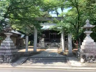 国玉神社・八劔社合殿の鳥居