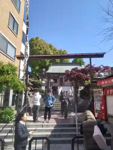 櫛田神社の鳥居
