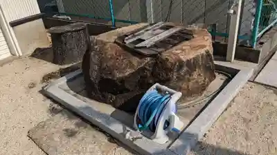 村上帝社の手水舎