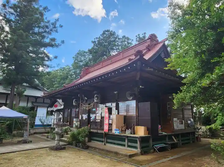 岡部春日神社~👹鬼門よけの🌺花咲く🌺やしろ~の本殿・本堂