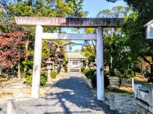 神明社（亥新田神明社）の鳥居