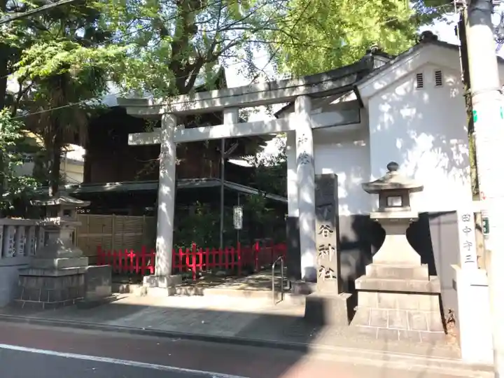 下谷神社の鳥居