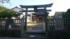 越峠荒神社の鳥居