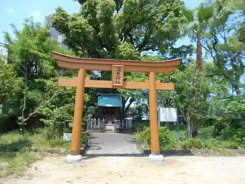 浅井神社の鳥居