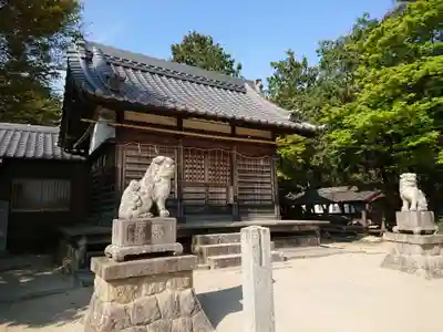 中之郷神社の狛犬