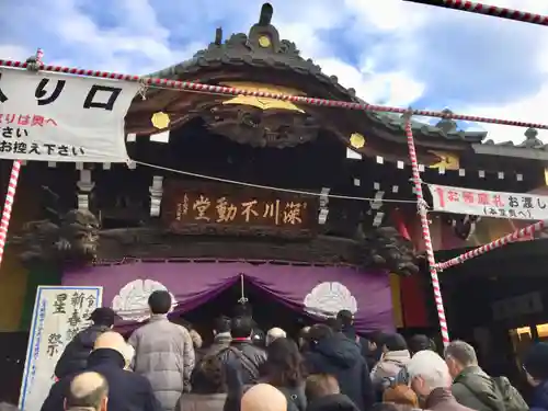 成田山深川不動堂（新勝寺東京別院）の初詣