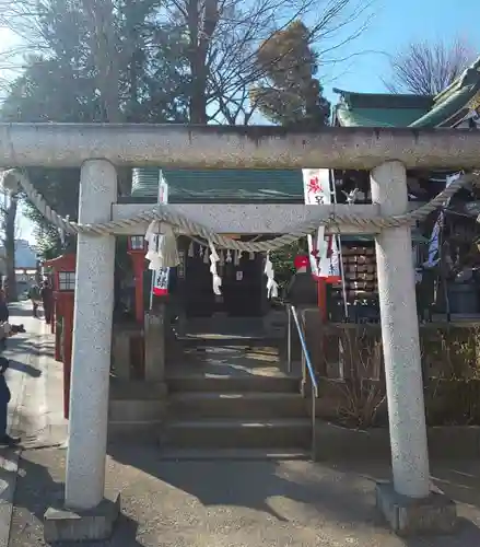 川越八幡宮の鳥居