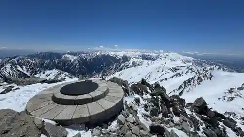 雄山神社峰本社の景色