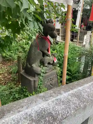 王子稲荷神社の狛犬