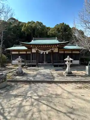 防府市護国神社の本殿・本堂