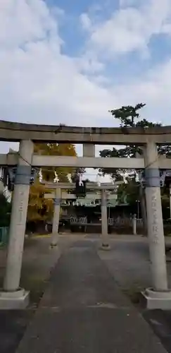 大曽根八幡神社の鳥居