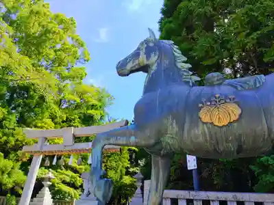 針名神社の狛犬