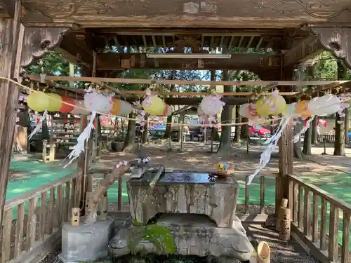 光丸山 法輪寺の手水舎