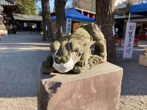 田無神社の狛犬