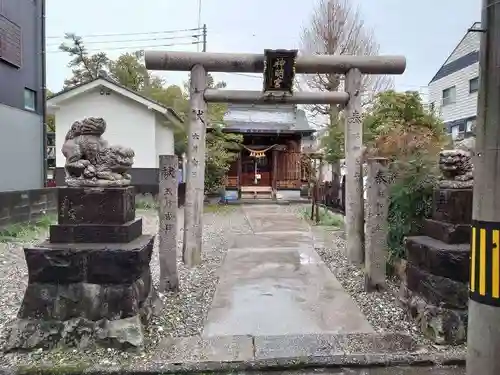 神明宮の鳥居