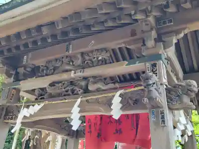 海南神社の手水舎