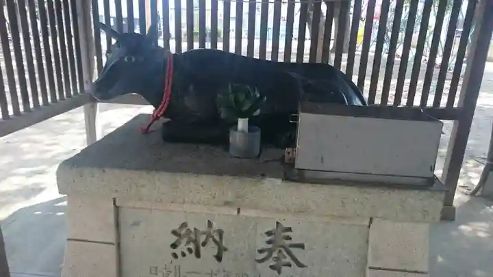 粟津天満神社の狛犬