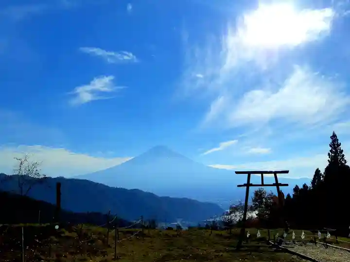 河口浅間神社の景色