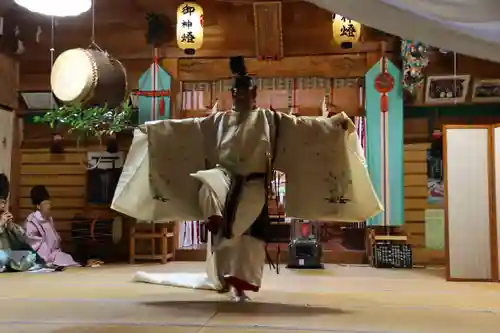 熊野福藏神社の神楽