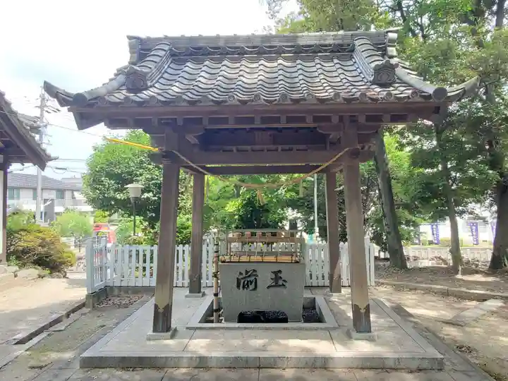 七所神社の手水舎