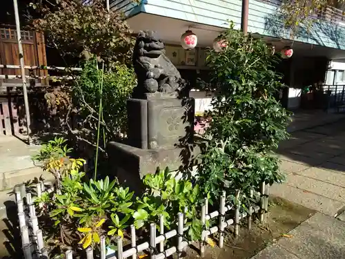 新井天神北野神社の狛犬