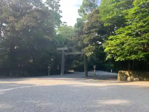 伊勢神宮内宮（皇大神宮）の鳥居