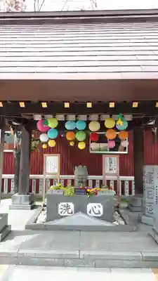 新川皇大神社の手水舎