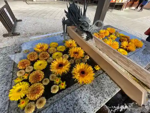 川越八幡宮の手水