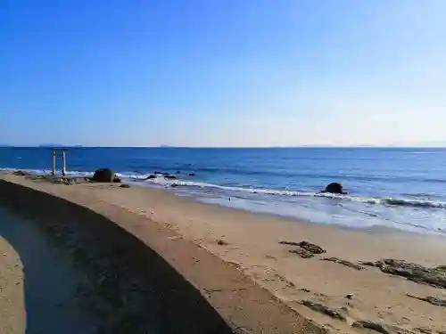 つぶてヶ浦鳥居（伊勢神宮遥拝所）の景色