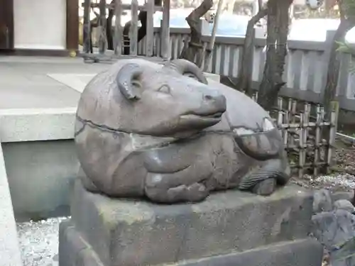 牛天神北野神社の狛犬