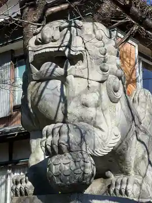 冨士御室浅間神社の狛犬