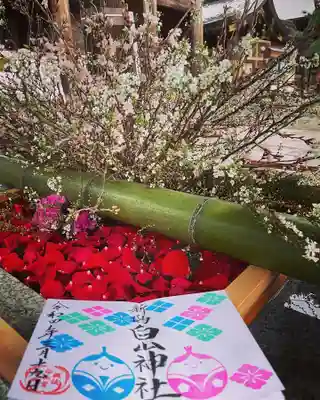 白山神社の手水舎