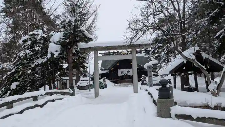 上川神社頓宮の鳥居