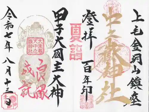 中之嶽神社(群馬県)