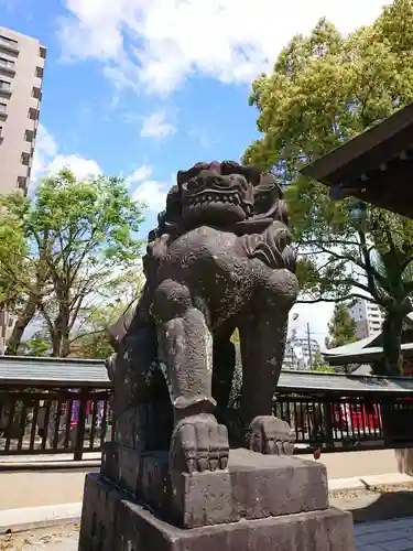 久留米宗社　日吉神社の狛犬