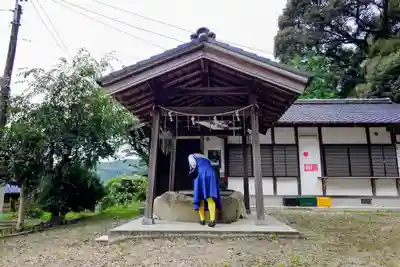 五社神社の手水舎