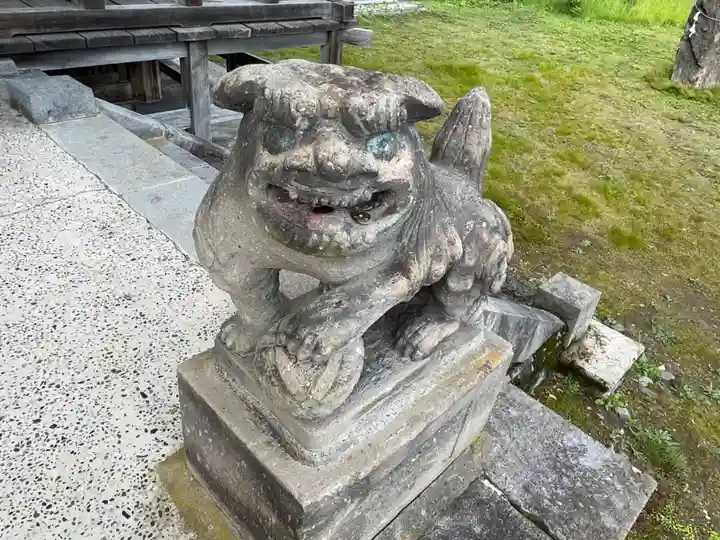 相馬妙見宮 大上川神社の狛犬