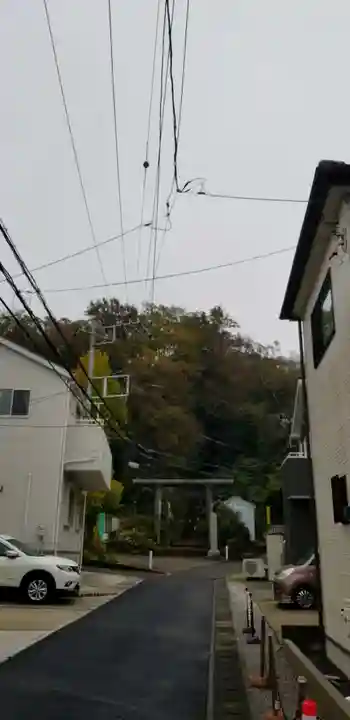 神明神社の鳥居