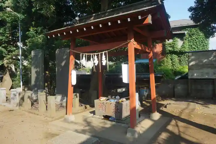 穴川神社の手水舎