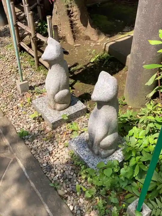 花園稲荷神社の狛犬